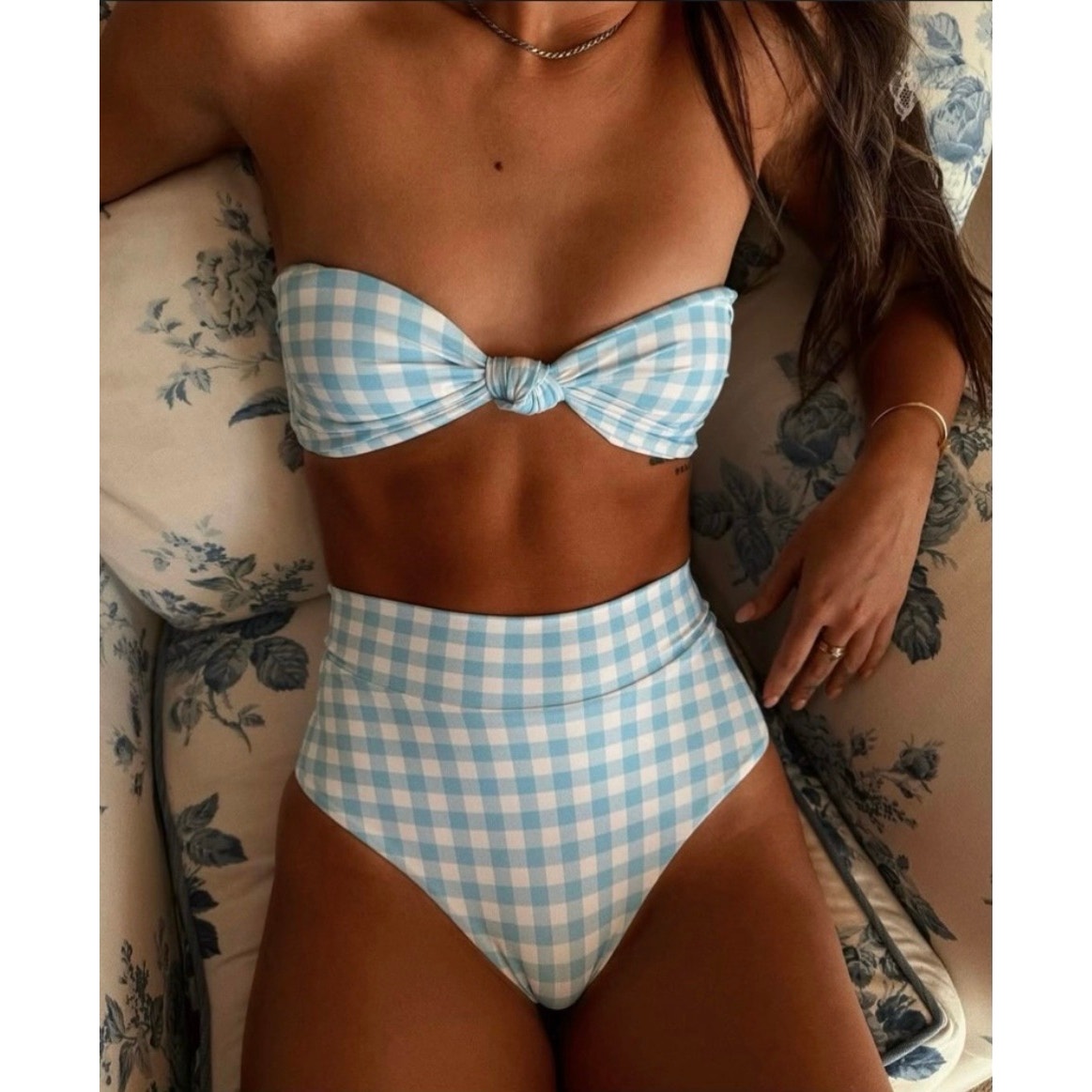 Skatie ‘Scarlette’ Bikini Bottoms In Kansas Plaid